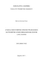 Utjecaj niskotarifnih zračnih prijevoznika na prometne učinke Međunarodne zračne luke Zagreb