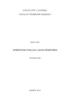 Operativni poslovi lučkih špeditera