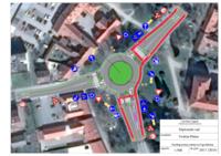 Prijedlog rješenja raskrižja na Trgu Mladosti
