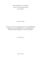 Analiza sustava redovnog i izvanrednog održavanja prometnica na području Koprivničko-križevačke županije