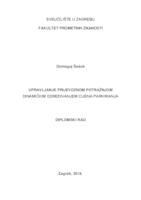 Upravljanje prijevoznom potražnjom dinamičkim određivanjem cijena parkiranja