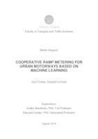 Cooperative Ramp Metering for Urban Motorways Based on Machine Learning