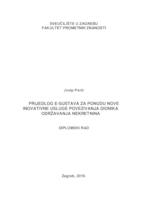 Prijedlog e-sustava za ponudu nove inovativne usluge povezivanje dionika održavanja nekretnina