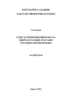 Utjecaj tehničkih preinaka na eksploatacijske značajke četverotaktnih motora