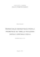 Određivanje energetskog profila prometnice na temelju povijesnih zapisa o kretanju vozila