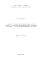 Model optimizacije odvijanja prometnih tokova na raskrižju Splitska ulica  Jadranska magistrala  Savska ulica u gradu Biogradu na Moru