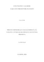 Proces osposobljavanja kandidata za vozače u funkciji sigurnosti cestovnog prometa