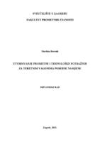 Utvrđivanje prometne i tehnološke potražnje za teretnim vagonima posebne namjene