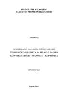 Modeliranje i analiza učinkovitosti željezničkog prometa na relaciji zagreb Glavni kolodvor-Dugo Selo-Koprivnica