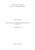 Utjecaj razvoja e-trgovine na distribucijsku logistiku