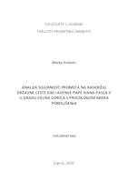 Analiza sigurnosti prometa na raskrižju državne ceste D 30 i Avenije pape Ivana Pavla II u gradu Velika Gorica s prijedlogom mjera poboljšanja