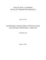 Usporedba tehnoloških procesa rada kolodvora Koprivnica i Vinkovci