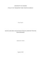 Modeling and Validation of BADA 4 Piston Aircraft Performance