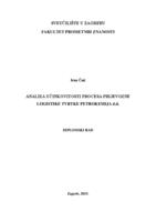 Analiza učinkovitosti procesa prijevozne logistike tvrtke Petrokemija d.d.