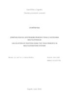Izračun pozicije upotrebom principa TDOA u sustavima multilateracije