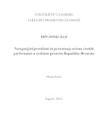 Navigacijski proračuni za presretanje aviona visokih performansi u zračnom prostoru Republike Hrvatske