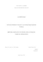 Sustavi pomoći vozaču i automatske radnje vozilima