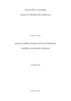 Analiza mreže javnih cesta na području Požeško-slavonske županije