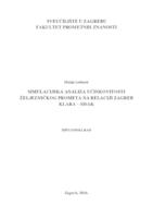 Simulacijska analiza učinkovitosti željezničkog prometa na relaciji Zagreb Klara - Sisak