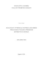 Mogućnosti optimiranja distribucijske mreže prozvodnog poduzeća primjenom matematičkog modela