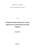 Optimizacija dionice Osječke ulice u gradu Požegi od Ulica Stjepana Radića do Super Konzuma