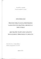 Procesi upravljanja protokom i kapacitetom zračnog prometa u Hrvatskoj