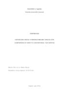 prikaz prve stranice dokumenta Usporedba Ubera i konvencionalnih taksi službi