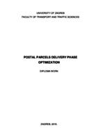 prikaz prve stranice dokumenta Postal parcels delivery phase optimization