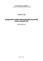 prikaz prve stranice dokumenta Komparativna analiza antivirusnih alata operativnih sustava Android i iOS