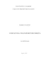 prikaz prve stranice dokumenta Struktura transportnih mreža