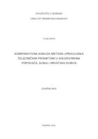 prikaz prve stranice dokumenta Komparativna analiza metoda upravljanja željezničkim prometom u kolodvorima Popovača, Sunja i Hrvatska Dubica
