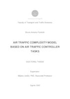 prikaz prve stranice dokumenta Air Traffic Complexity Model Based on Air Traffic Controller Tasks