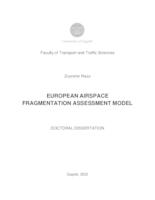 prikaz prve stranice dokumenta European airspace fragmentation assessment model