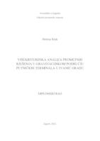 prikaz prve stranice dokumenta Višekriterijska analiza prometnih rješenja u gravitacijskom području putničkih terminala u Ivanić Gradu