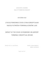 prikaz prve stranice dokumenta Utjecaj pandemije COVID-19 na konceptualni razvoj putničkih terminala zračne luke