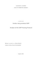 prikaz prve stranice dokumenta Analiza rada protokola OSPF
