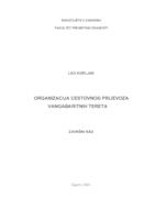 prikaz prve stranice dokumenta Organizacija cestovnog prijevoza vangabaritnih tereta