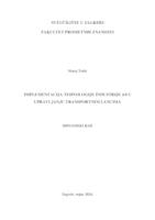 prikaz prve stranice dokumenta Implementacija tehnologije industrije 4.0 u upravljanju transportnim lancima