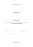 prikaz prve stranice dokumenta Optimiziranje transporta sekundarne distribucije naftnih derivata