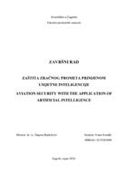 prikaz prve stranice dokumenta Zaštita zračnog prometa primjenom umjetne inteligencije