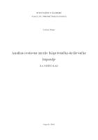 prikaz prve stranice dokumenta Analiza cestovne mreže Koprivničko-križevačke županije