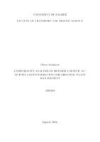 prikaz prve stranice dokumenta Comparative Analysis of Reverse Logistics Activities and Incineration for Greening Waste Management